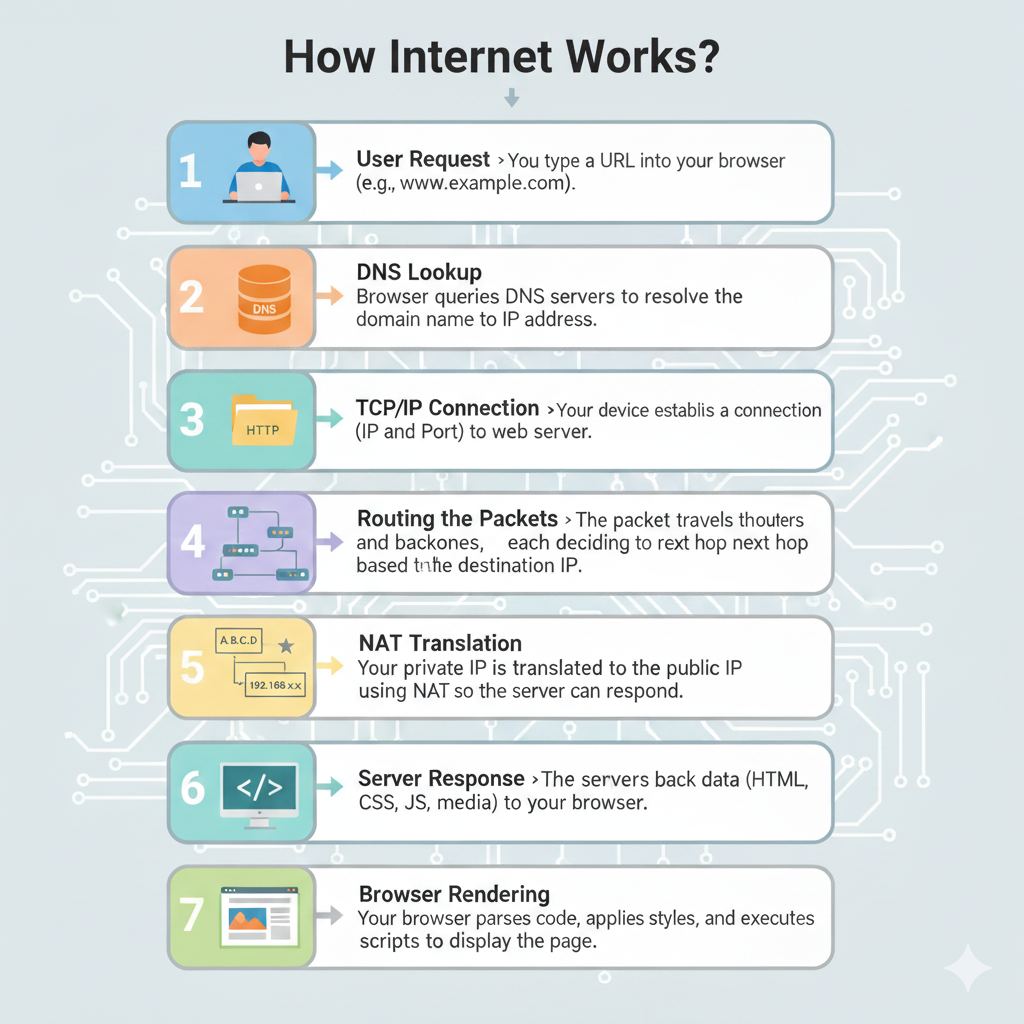 How internet works